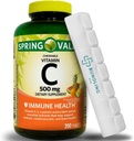 ビタミンC 500mg、Chewableタブレット、栄養補助食品、200カウント(ボーナスピルオーガナイザーを含む) - 1パック