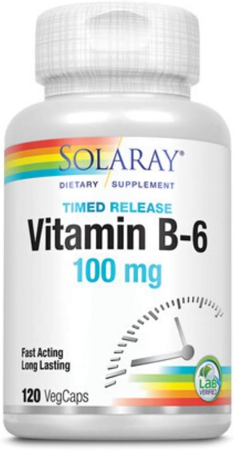 SOLARAY B-6 TSTRサプリメント、100mg | 120カウント