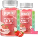 マグネシウムマレートグミー1000mg | L-テアニン、CoQ10&ビタミンB6によるマグネシウムマレートサプリメント | 高効力ストレスの軽減と筋肉の支援 | 非GMO、ビーガン、グルテンフリー | 120グミ