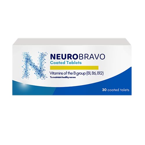 NeurobravoのビタミンB1、B6、Nerveの健康、神経痛、筋肉剛さ、筋肉けいれん、損なわれた感覚のためのB12のタブレット