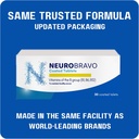 NeurobravoのビタミンB1、B6、Nerveの健康、神経痛、筋肉剛さ、筋肉けいれん、損なわれた感覚のためのB12のタブレット