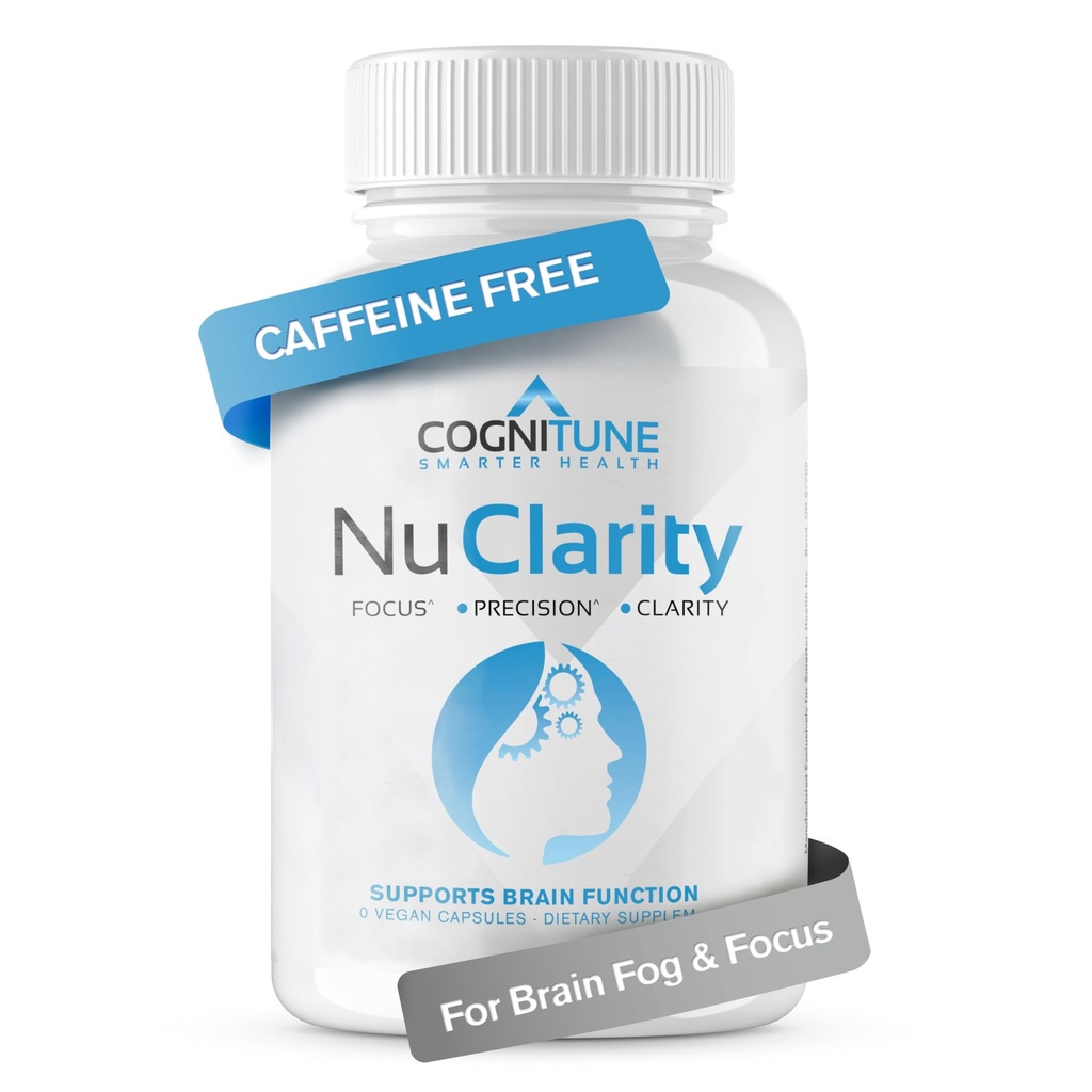 NuClarity - プレミアムの向知性脳の補足 - 焦点、エネルギー、記憶ブースター - 精神的な明快さ及び認知サポート - 銀杏Biloba、Bacopa Monnieri、アルファGPC、Phosphatidylserine、Rhodiola Rosea