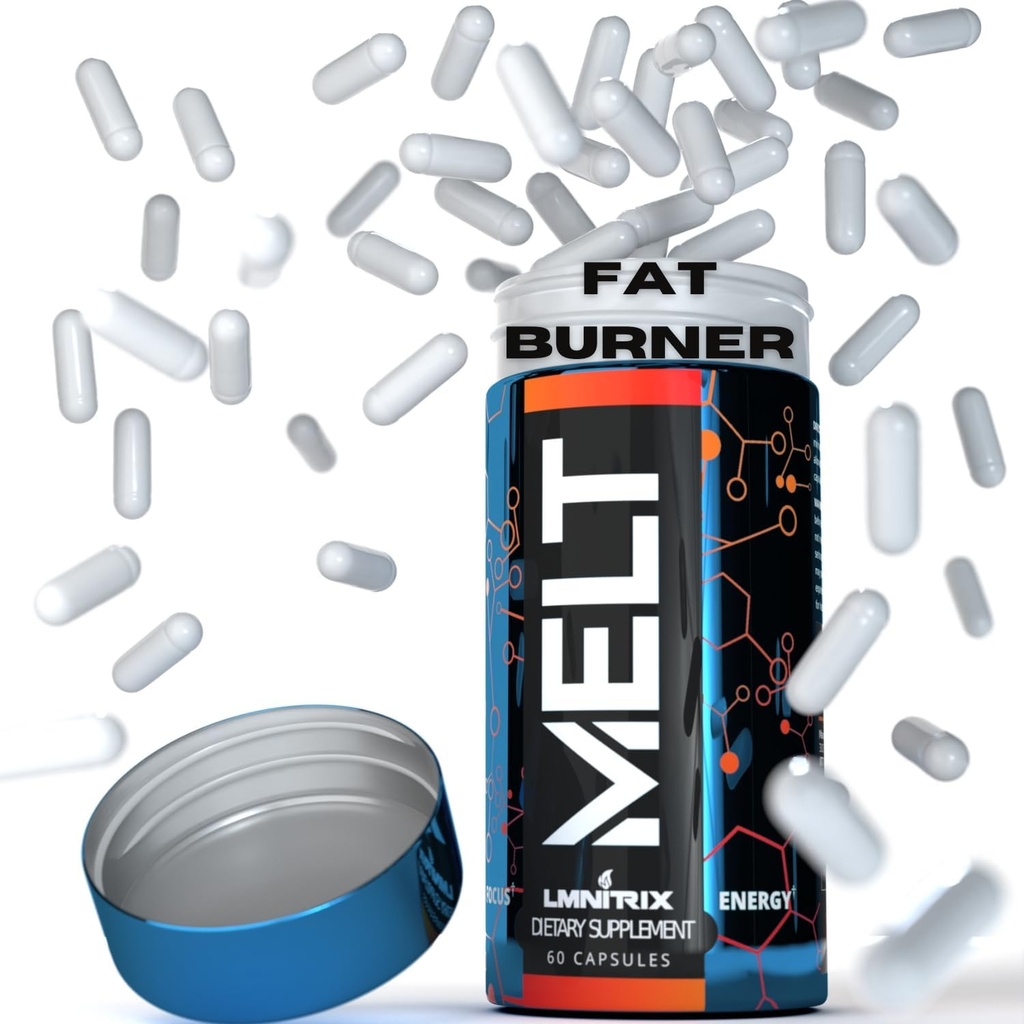 MELT - 男性と女性のための最高のThermogenic脂肪バーナー - 高速減量のための食欲抑制薬 - エネルギーブースターとメンタルフォーカスサプリメント - ダイエットピル その仕事 - 60の帽子