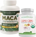 有機ビタミンC + Maca Rootカプセル - 自然エネルギー&免疫サポート