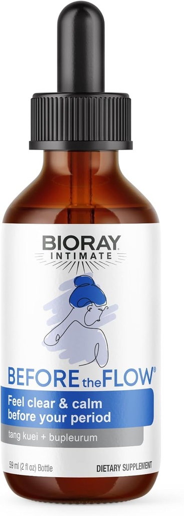 流れの前のBIORAYのIntimate - 2 の fl oz - PMSの正常な症状 - 非GMO、グルテンフリー