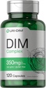 ホルバハチ DIM サプリメント | 350mg 複合体 | 女性用・男性用 | 120 カプセル | Diindolylmethane | ブロッコリー・カレ付 | GMO ノン・グルテンフリー