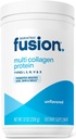 Bariatric Fusion Unflavored Multi Collagen Protein Powder | Hydrolyzed Collagen Peptides Powder Plus Joint Support Complex of MSM and Glucosamine | Type 2 | Dairy, Gluten & Soy Free | 30 Servings
