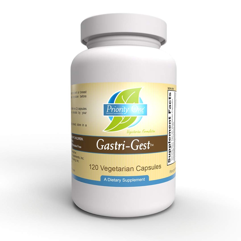 優先度 1 つのビタミン 胃の Gest 120 のベジタリアン カプセル - 健康な消化および腸の酵素の活動を維持するのを助ける植物の酵素の強力な組合せ。*