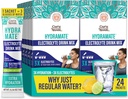 GuruNanda Hydramateの加水サポート飲み物の組合せ-脱水、練習及びエネルギーのための電解質の粉のパケット-加えられた甘味料、非GMOの自然なレモン ライムの味- 24の計算(それぞれ0.56のoz)