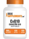 BulkSupplements.com CoQ10 100mg Softgels - Coenzyme Q10 100mgサプリメント、心の健康のために - グルテンフリー、給食当たり1Softgel、120カウント(パッケージ1)