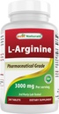 サービングごとのベストナチュラルL-アルギニン3000mg - 240錠 - 医薬品グレード - 非GMO&グルテンフリー - 米国製