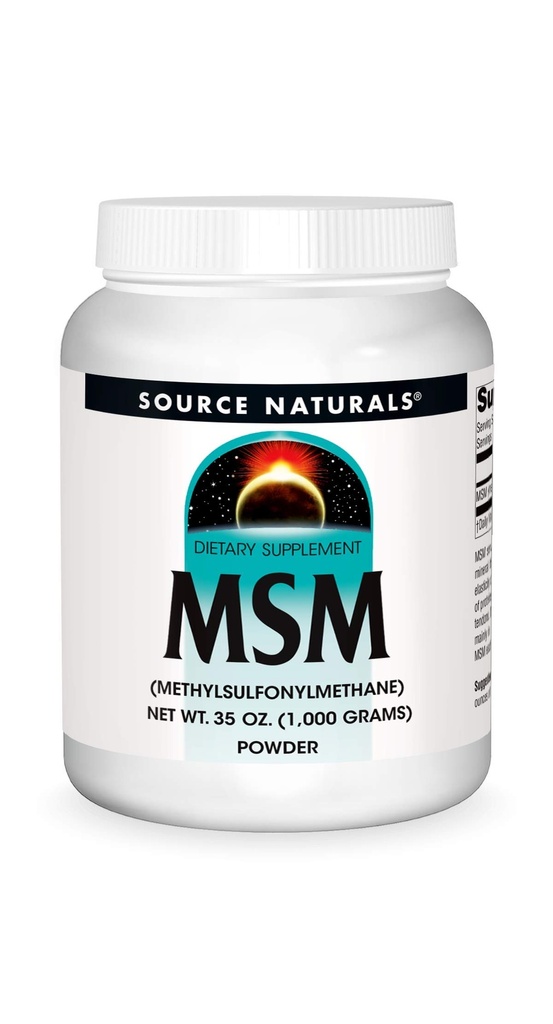 源のNaturals MSM (Methylsulfonylmethane)の純WT. 35のOunce (1,000のグラム) -粉