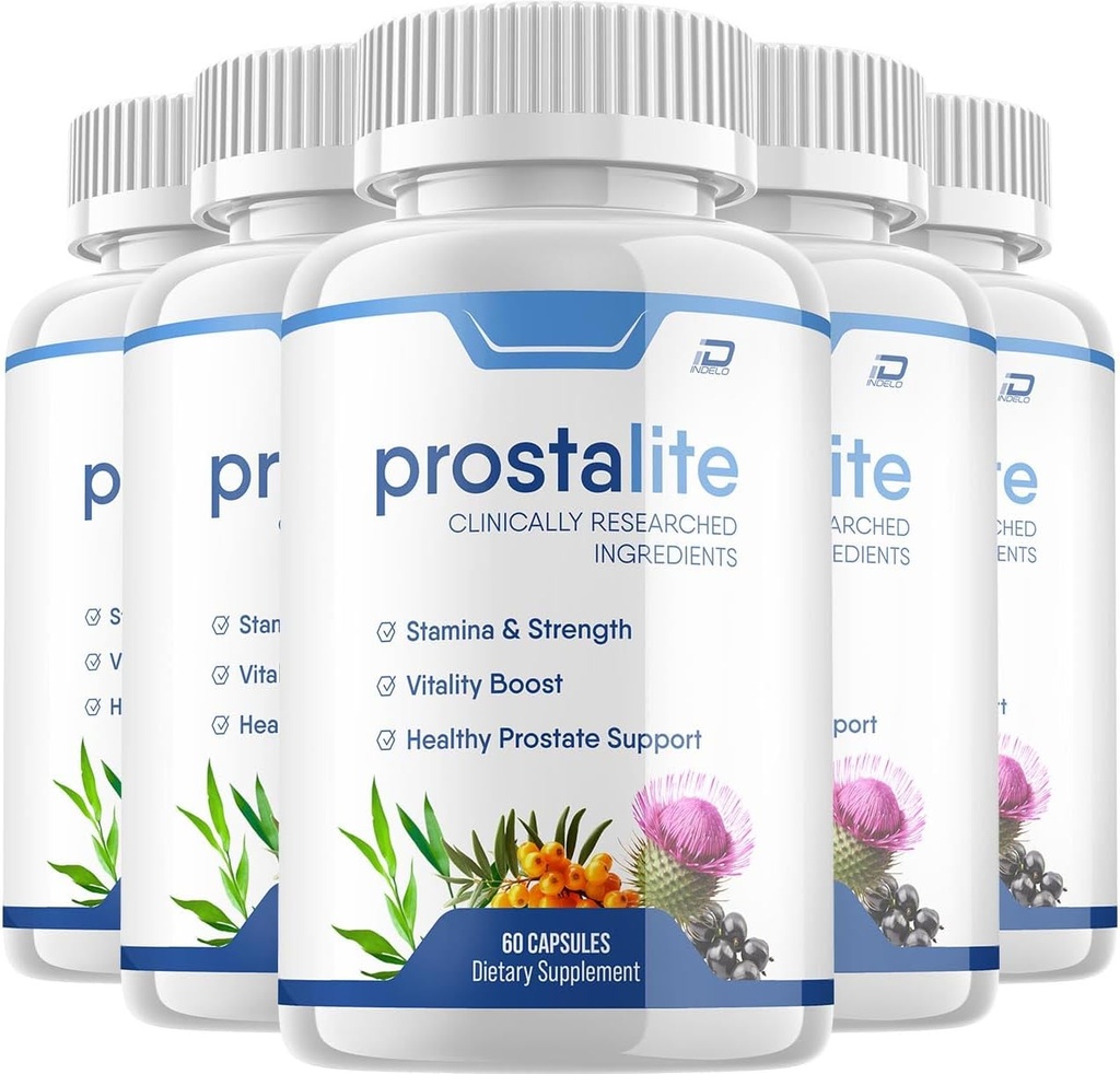 Prostalite Supplement – Prostalight Advanced Formula Prostalit Supplements Reviews (5 Pack - 300 Capsules)