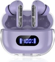 紫色の無線Earbuds P1 PROのイヤホーンの明確な呼出しのMicsの耳の芽、快適な適合、IPX7は長い電池の生命、スポーツのトレーニングのための30Hの再生時間を防水します
