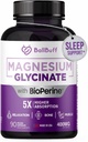 マグネシウムのGlycinate 400mg - 5Xのより高い吸収 -サポート圧力救助、睡眠、骨の健康 - 100%のChelated -純粋なマグネシウムの補足- 90の野菜のカプセル