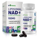 900 mgのリポソームNAD+ トランスレスベラトロール300mg、交換NMN、優れた吸収、DNA修復とブーストNAD +、老化防衛、エネルギー、長寿、60ソフトゲルのための真のNADプラスサプリメント