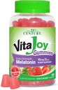 21st Century Healthcare VitaJoy Extra Strength Melatonin 10 mg Gummies, いちご, 60カウント, 赤, 0.43ポンド, (パッケージ 1)