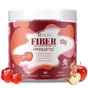 Probiotics、サービングごとの10G繊維が付いている繊維のグミiesは10億のCFUのプロバイオティクスのブレンド、Apple Cider Vinegar、ビタミンC、インリン、Bloatingサポート90の計算を加えませんでした