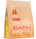 Oath Nutrition Clear Whey Isolate Protein Powder, Island Mango, 20g 完全なタンパク質/サービングなし、砂糖、草フィード、18 のサービング