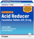 HealthCareAisleのFamotidine 20のmg、170のタブレット、最高の強さの酸の減力剤は、酸の消化不良による心焼けを防ぎ、取り除きます