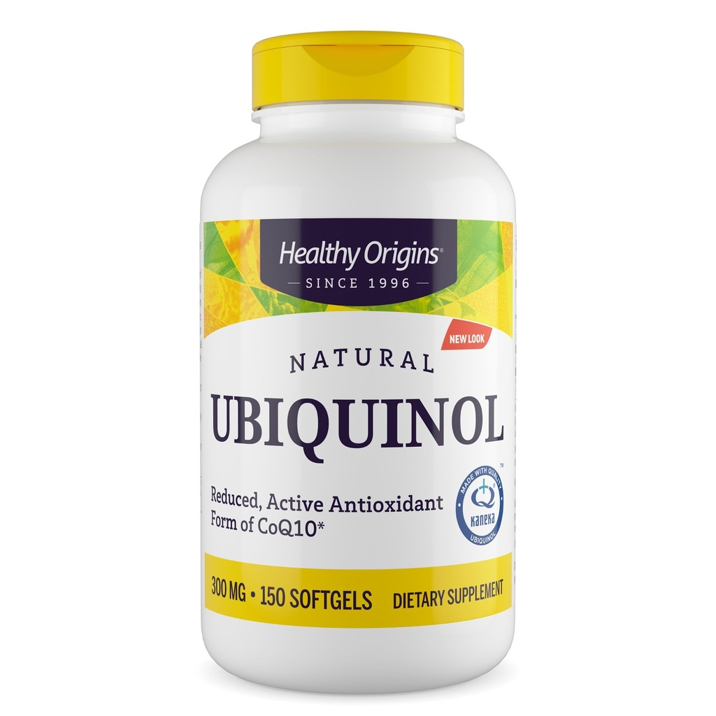健康な起源のUbiquinol (CoQ10の活動的な形態)、300のmg -中心の健康及び酸化防止サポートのためのUbiquinolの補足-グルテンフリー及び非GMOの補足- 150のSoftgels