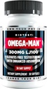 バイオテストオメガマン - 300mg 高吸収 LJ100 ロングジャック (Eurycoma longifolia) - 30 ソフトゲル