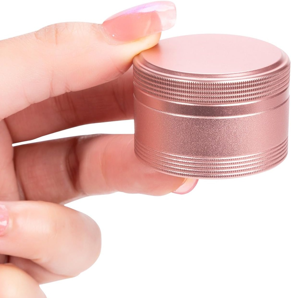Small Metal Pill Box Pill Container - Waterproof Travel Pill Case for Purse Pocket, Portable Single Round Medecine Organizer Daily Vitamin Medication Pill Holder Pink
