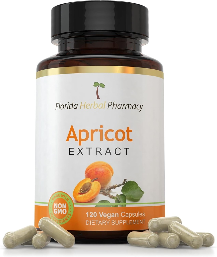 Florida Herbal Pharmacy, Apricot Supplement Capsules