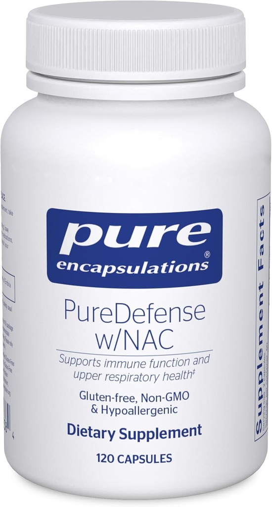 Pure Encapsulations PureDefense with NAC | Enhances First-Line Immune Defense and Upper Respiratory Health | 120 Capsules