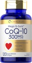 Carlyle CoQ10 300mg | 120 Softgels | メガ Q-Sorb Coenzyme Q-10 | ブラックペッパーエキス付 | GMO・グルテンフリーサプリメント