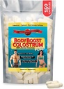 BodyBoostのColostrumのカプセル、100%の牛のColostrumの粉、免疫グロブリン及びLactoferrin、腸の健康のための極度の食糧、副作用の取入口、150のカプセルが付いている免疫のブースターの補足