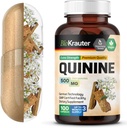 レッグ・クランプのためのBIO KRAUTER Quinine カプセル 500 mg - 100 カウント - シンチナ バルク パウダー - キイン カプセル - 完全菜食主義者の