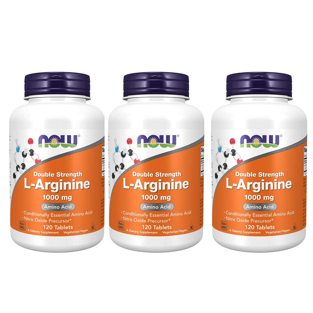今食糧L-アルギニン1000mg、120のタブレット(3)のパック
