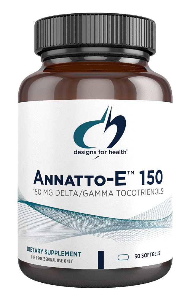 健康のための設計Annatto-E 150mg Tocotrienols-Delta + Gamma Tocotrienols-Cardiovascular、健康な老化+酸化防止サポート-非GMO (30 Softgels)