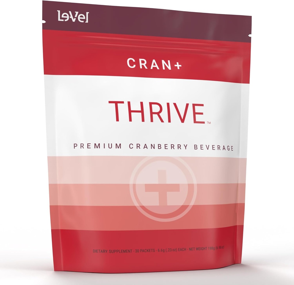 Le-Vel Thrive Cran+ | 尿路の健康のためのハーブサプリメントパウダー | D-Mannose、クランベリー、Apple Cider Vinegar&Antioxidants | 30 パケット