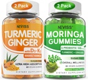 2 Pack Turmeric Ginger Gummies + 2 Pack Moringa Gummies