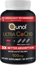 Qunol Ultra CoQ10 100mg 3Xのよりよい吸収の特許を取られた水および脂肪容解性の自然な補足の形態 心の健康のパックのSoftgels、120の計算のためのCoenzyme Q10の酸化防止剤