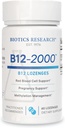 バイオティクスの研究 B12-2000TM ビタミンB12 2000 mcg、B6、 Folate-B12のSublingual Lozenges、Methylationサポート補足、高い効力、高吸収性、自然、ベリー味、分解容易に60の計算