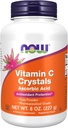 NOW Foods Supplements, Vitamin C Crystals (Ascorbic Acid) Powder , Antioxidant Protection*, 8-Ounce