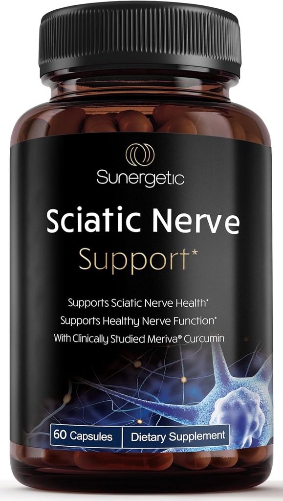 Sunergeticの優れたSciaticのNerveサポート方式-BenfotaimineのSciaticのNerveの補足、アルファLipoicの酸(ALA)及びMerivaのTurmeric -サポートSciaticのNerveの健康及び共同慰め- 60のカプセル