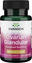 Swanson Ovarian Glandular Supplement - 女性用 Glandular Health and Balance Support - Premium Bovine Tissue - 60カプセル、250mg 各