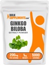 BulkSupplements.com Ginkgo Biloba Extract Powder - Ginkgo Bilobaリーフ、Antioxidant Source、Herbal Supplement - Gluten Free、1kg(2.2 lbs)(パッケージ1)