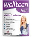 Vitabiotics Wellteen 彼女の - 十代の若者たちと若い女性の年齢のための栄養サポート13-19 - 30錠