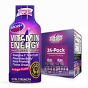 ビタミン エネルギー焦点+ の余分強さエネルギー ショット ベリー 24 のパック、260mg 自然なカフェイン、B ビタミン、CoQ10、アミノ酸、焦点、生産性及び明白、ゼロ砂糖、グルテンフリー、1.03 fl oz