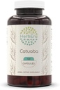 HerbEra Catuaba 120 カプセル, 500 mg, ワイルドクラフトの Catuaba (Erythroxylum catuaba) 乾燥樹皮 (120 カプセル)