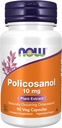 NOW Foods Supplements, Policosanol 10 mg, Blend of Long-Chain Fatty alcohols (LCFAs) Derived from Sugar Cane, 90 Veg Capsules
