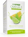 Coromega Omega 3の魚油の補足、3XのOmega-3sの650mgはSoftgels、レモン ライムの味、90の単一のServe Squeezeの小箱より吸収よく吸収します