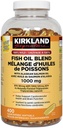 Costco Companies Inc. Kirkland Signature 100% Wild Fish Oil Blend with Alaskan Salmon Oil, 1000mg, 400 Softgels