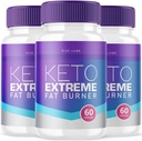 rize labs Keto Extreme Capsules, Keto Extreme Fat Burner Supplement, Keto Extreme for Total Body Health, Keto Extreme 最大強度フォーミュラ (180 カプセル) (パック 3)