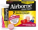 ビタミンD及び亜鉛が付いているAirborne 1000mgのビタミンC、砂糖の自由なMultivitaminの免疫学サポート補足、AntioxidantsのビタミンA C及びビタミンE、30のEffervescentのタブレット、非常に果実味